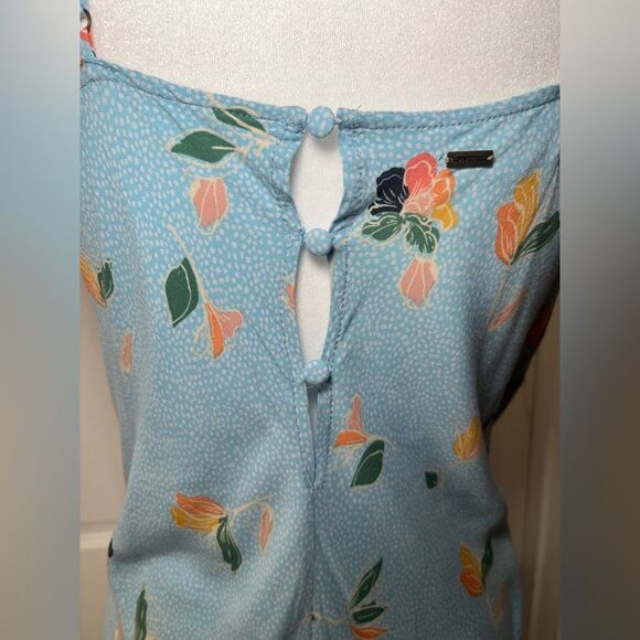 O'Neill Izzy Floral Flowers Baby Blue Midi Dress Size
X Small - Picture 5 of 9
